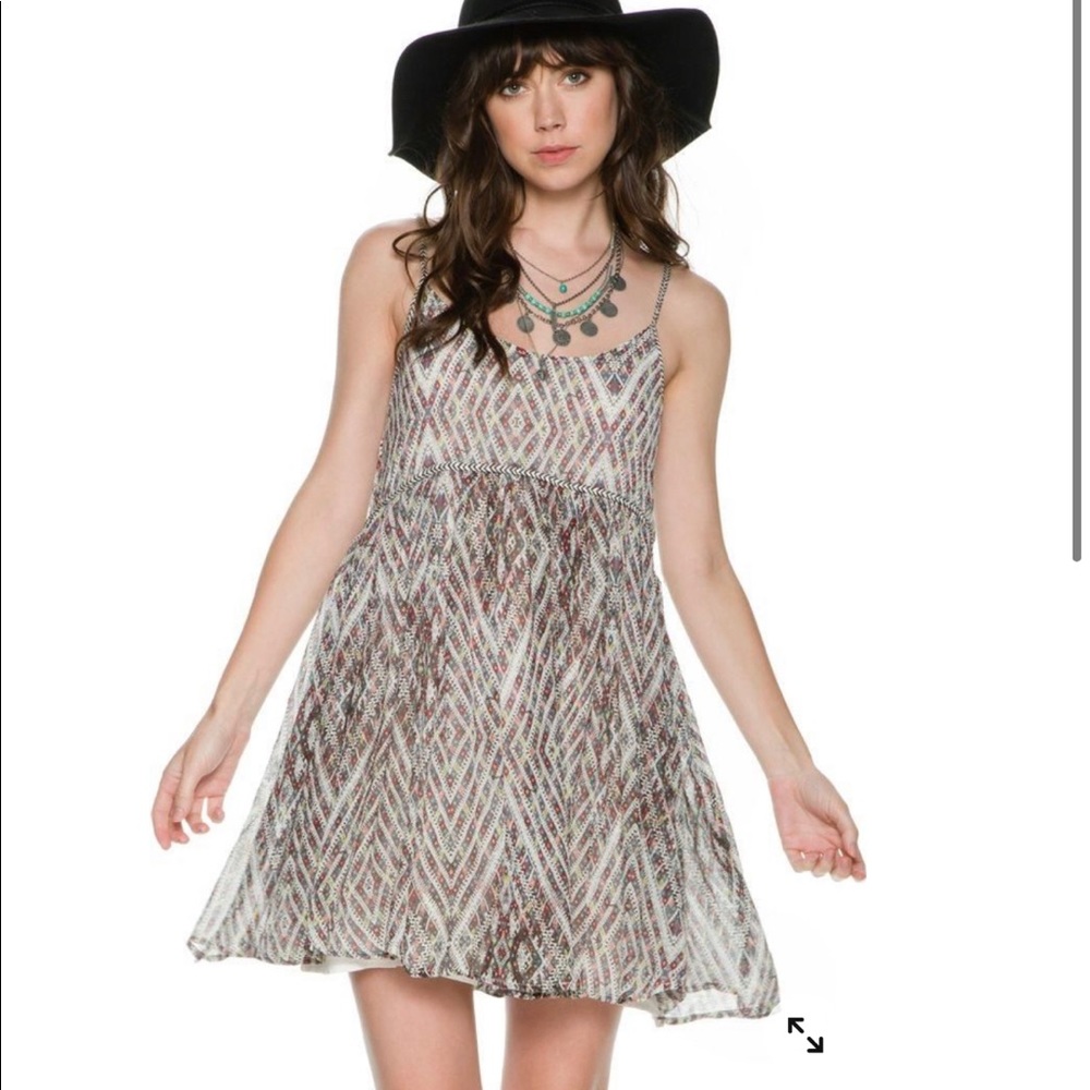 Free People Periscopes in the Sky Multicolor Dress